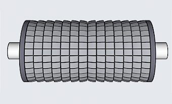 Drawing of spreader roller ESR BR 80/110