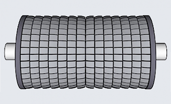 Drawing of spreader roller ESR BR 100/130