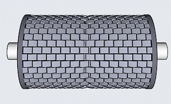 Drawing of spreader roller ESR ST 100/130